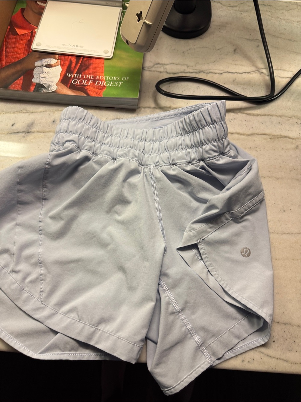lululemon athletica Pale Blue Women's Athletic Shorts